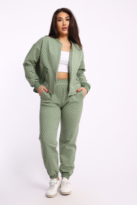 Костюм женский 24288 зеленый