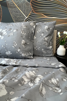 КПБ Серая грация бязь серый